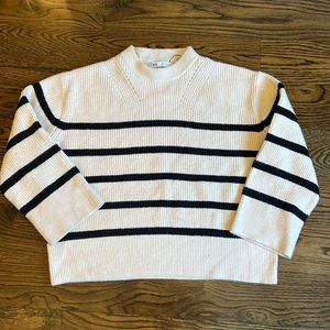 Zara striped oversized sweater, size M